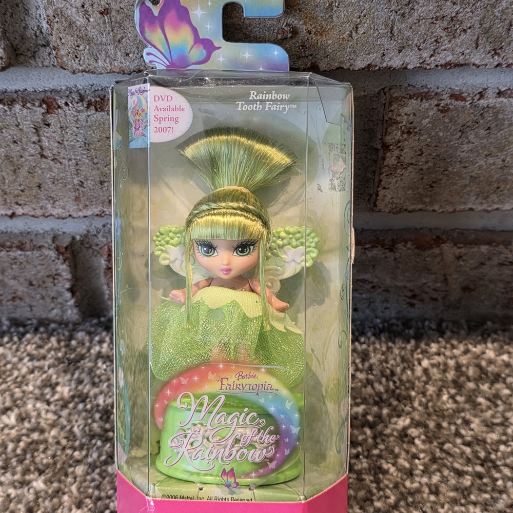 Barbie Fairytopia Magic of the Rainbow Doll with Green Dress